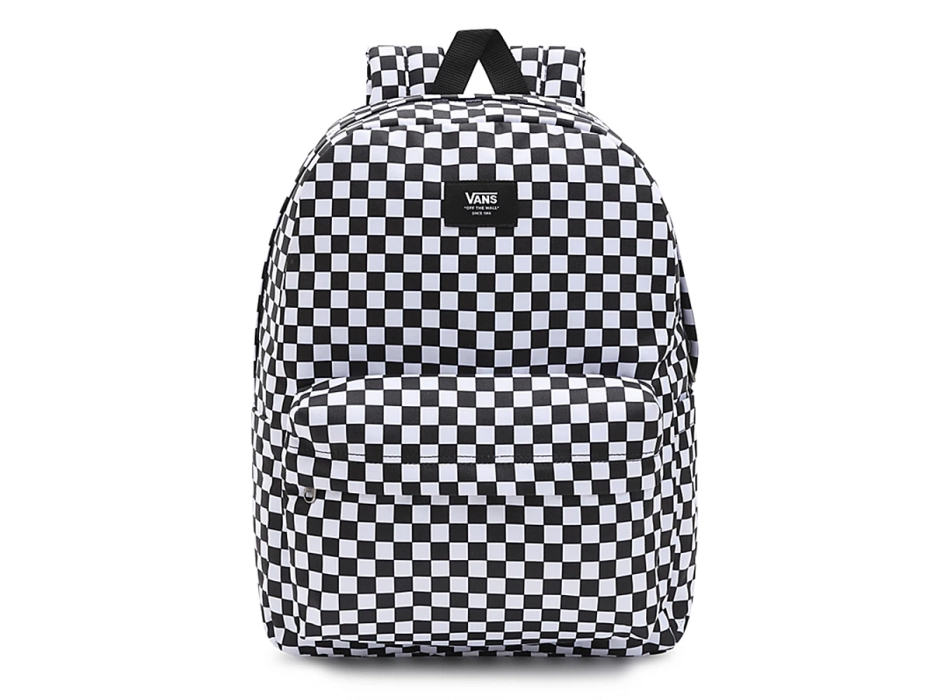 VANS OLD SKOOL CHECK BACKPACK WHITE BLACK