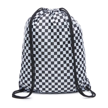 VANS BENCHED BAG BLACK WHITE CHECKERBOARD