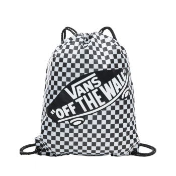 VANS BENCHED BAG BLACK WHITE CHECKERBOARD