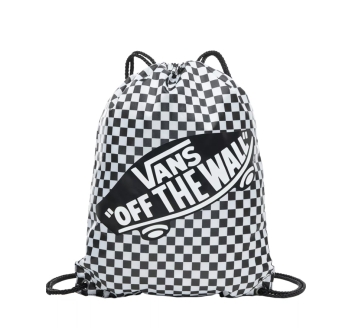 VANS BENCHED BAG BLACK WHITE CHECKERBOARD