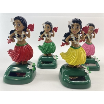 VINTAGE ISLAND'S HULA GIRL SOLAIRE ASSORTED COLORS
