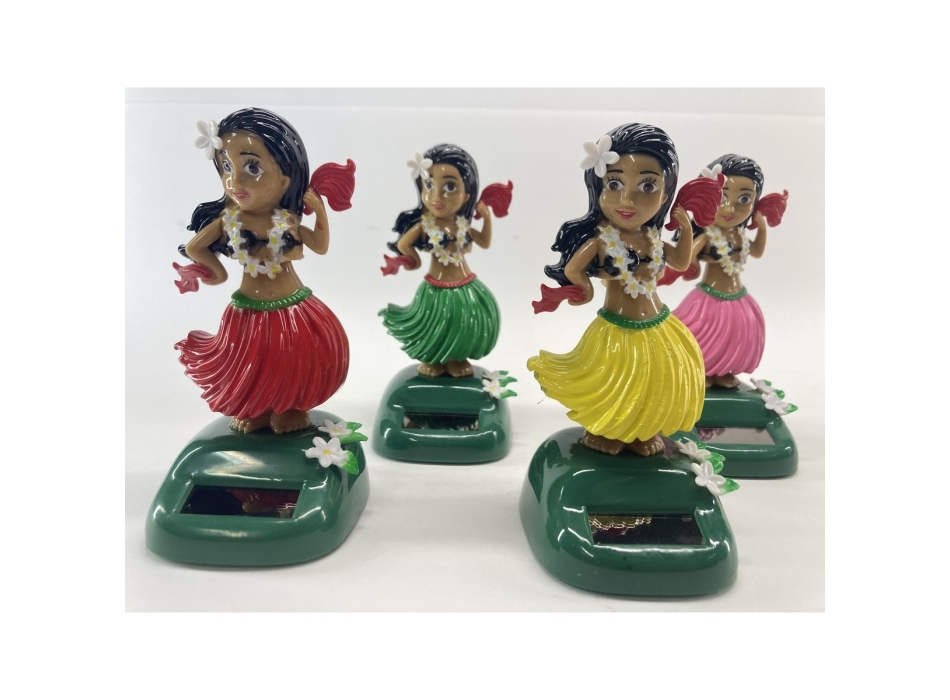 VINTAGE ISLAND'S HULA GIRL SOLAIRE ASSORTED COLORS