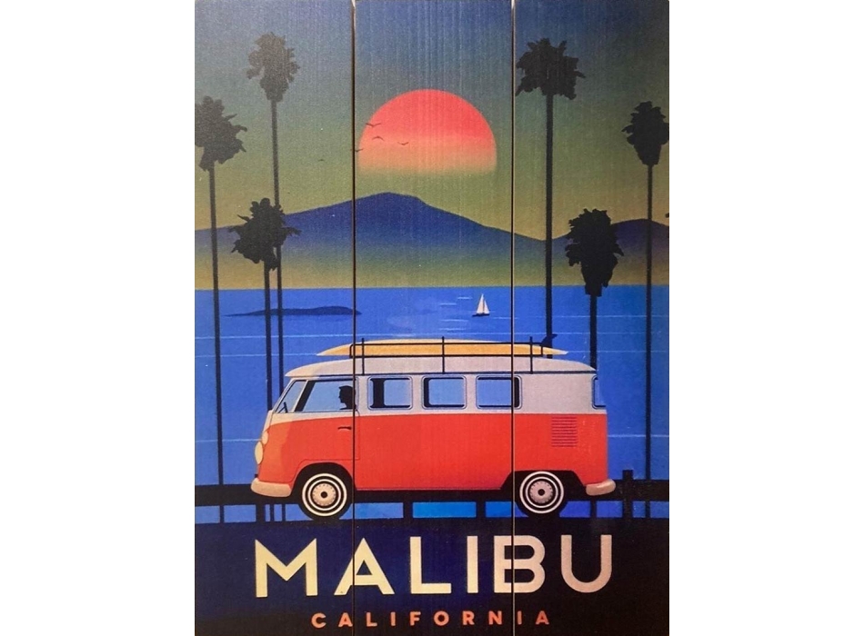 VINTAGE ISLANDS SURF FRAME WOODEN CALIFORNIA