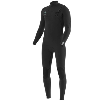 VISSLA 7 SEAS 5/4 FULL SUIT CHEST ZIP BLACK