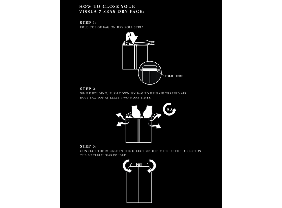 VISSLA 7 SEAS 20L DRY BAG 