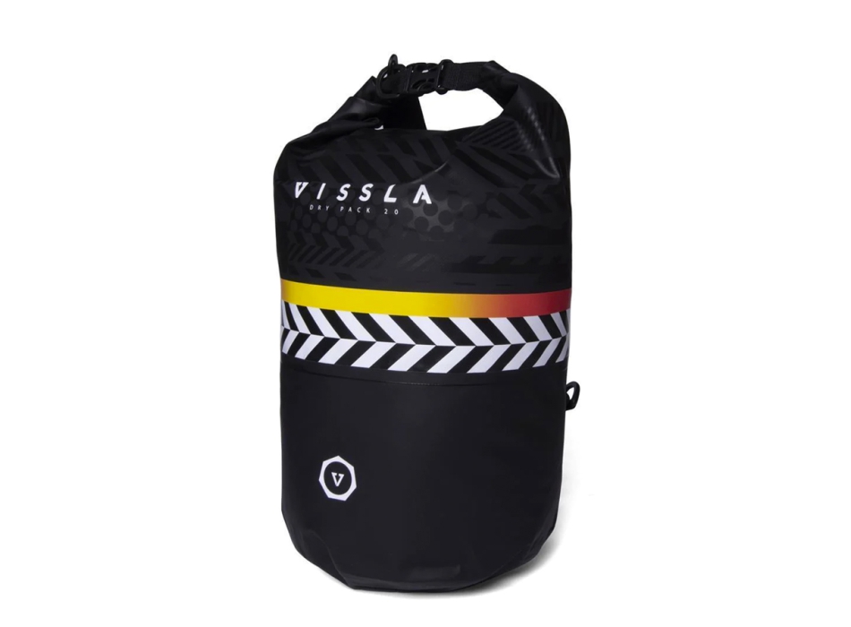 VISSLA 7 SEAS 20L DRY BAG BLACK