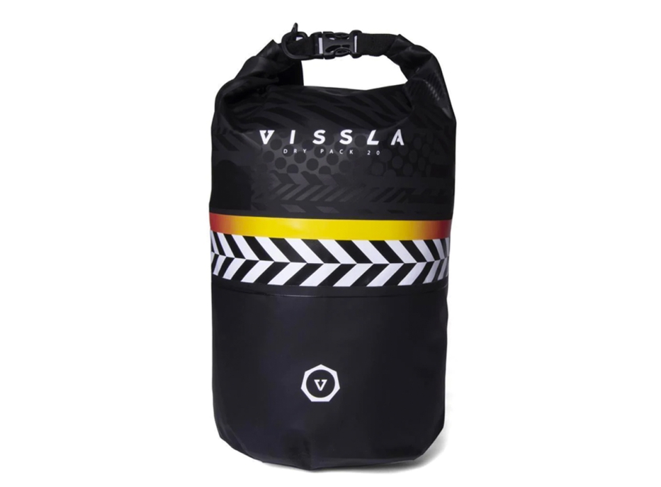 VISSLA 7 SEAS 20L DRY BAG BLACK