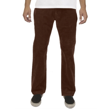 VISSLA BORDER C CORD 5 PKT PANT DARK EARTH