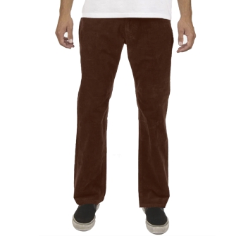 VISSLA BORDER C CORD 5 PKT PANT DARK EARTH