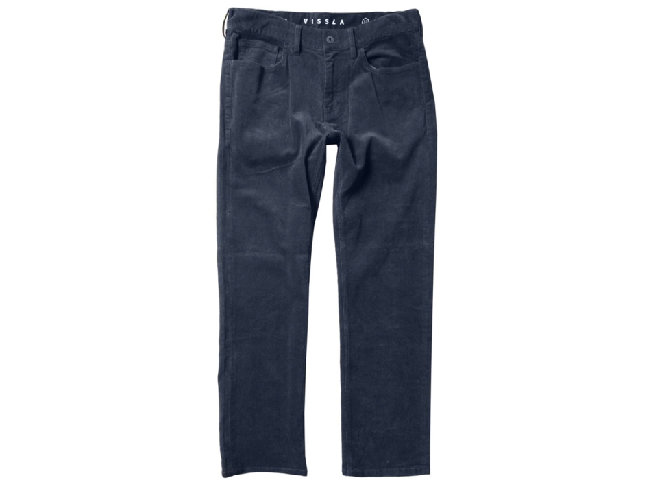 VISSLA BORDER C CORD 5 PKT PANT MIDNIGHT