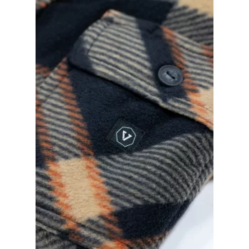 VISSLA ECO-ZY LS POLAR FLANNEL BLACK