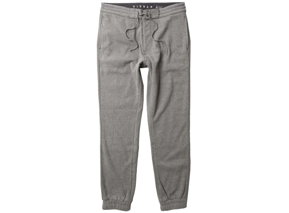 VISSLA COASTAL ECO SOFA SURFER PANT GREY HEATHER