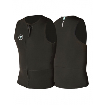 VISSLA FRONT ZIP VEST 2MM BLACK