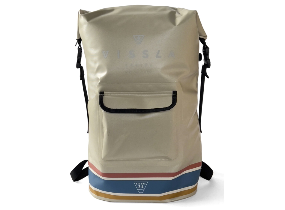 VISSLA ICE SEAS COOLER 24L DRY BACKPACK KHAKI