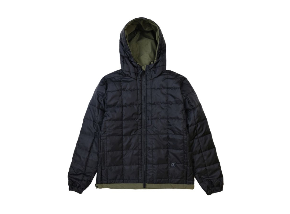 VISSLA KENEN REVERSIBLE JACKET DARK OLIVE