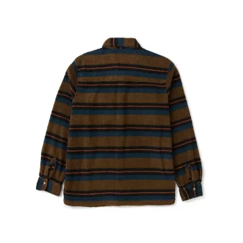 VISSLA PEAK SHERPA AO SHIRT DARK KHAKI