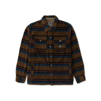 VISSLA PEAK SHERPA AO SHIRT DARK KHAKI