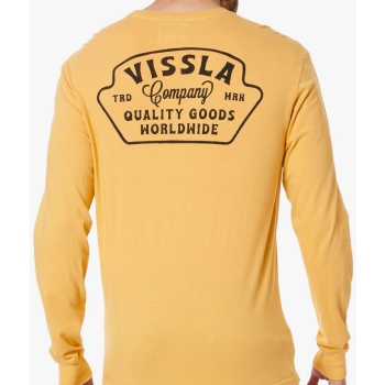 VISSLA QUALITY GOODS LONG SLEEVE POCKET TEE