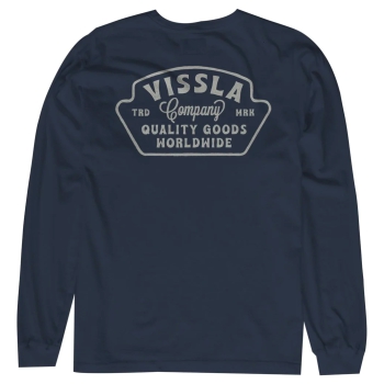 VISSLA QUALITY GOODS LONG SLEEVE NAVY