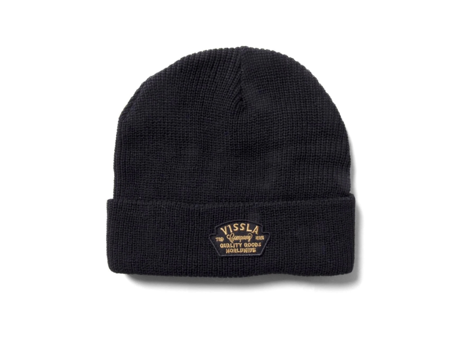 VISSLA SOLID SETS ECO BEANIE BLACK