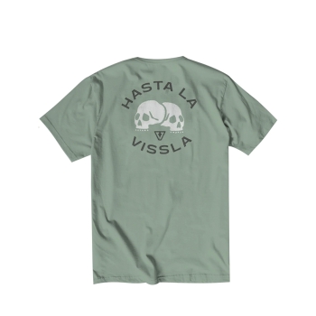 VISSLA HASTA LA VISSLA ORGANIC POCKET TEE JADE