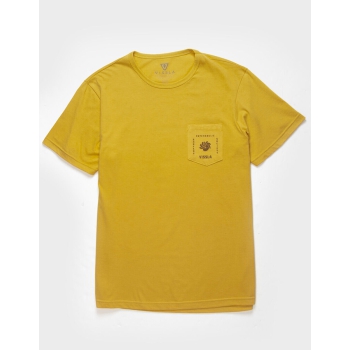 VISSLA WAVE RACERS ORGANIC POCKET TEE ALE