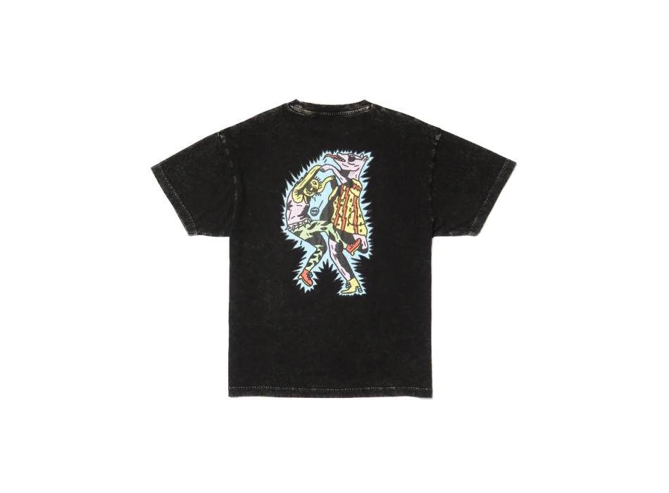 VOLCOM BOB MOLLEMA 1 T-SHIRT LIGHT ACID BLACK