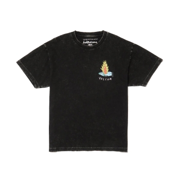 VOLCOM BOB MOLLEMA 1 T-SHIRT LIGHT ACID BLACK