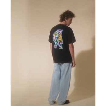 VOLCOM BOB MOLLEMA 1 T-SHIRT LIGHT ACID BLACK