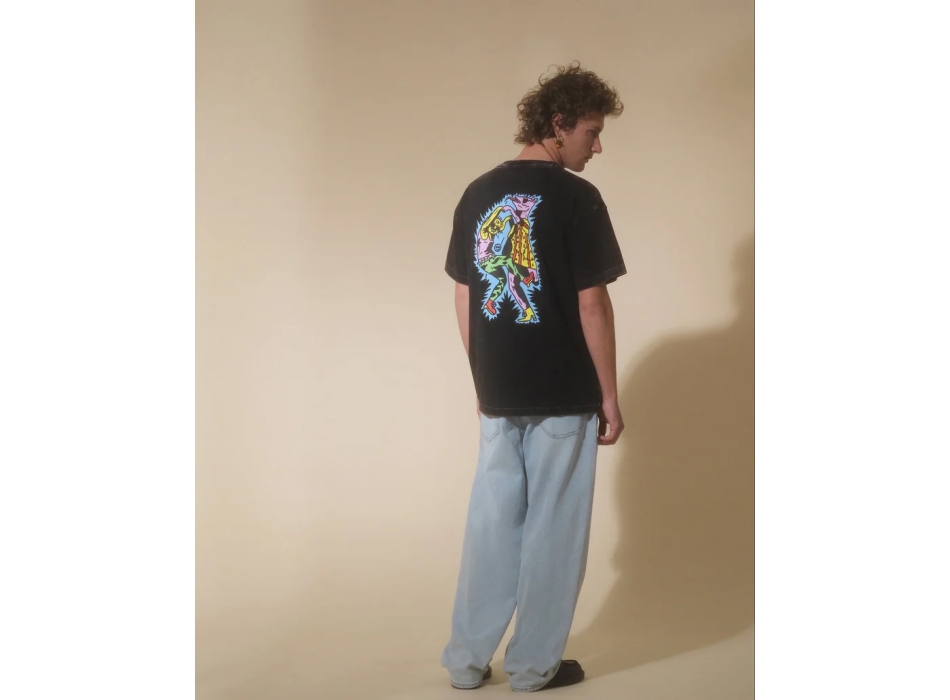 VOLCOM BOB MOLLEMA 1 T-SHIRT LIGHT ACID BLACK