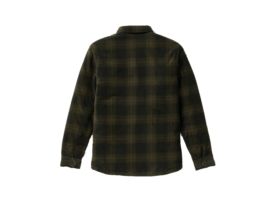 VOLCOM BOWERED FLEECE LONG SLEEVE SHIRT BISON