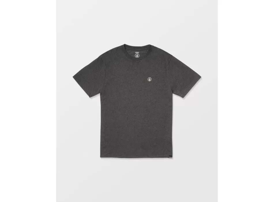 VOLCOM CIRCLE BLANKS T-SHIRT HEATHER BLACK