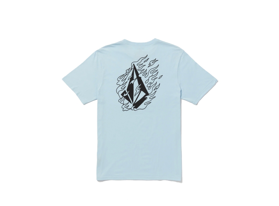 VOLCOM FIREFIGHT SHORT SLEEVE TEE MISTY BLUE