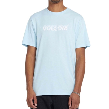 VOLCOM FIREFIGHT SHORT SLEEVE TEE MISTY BLUE