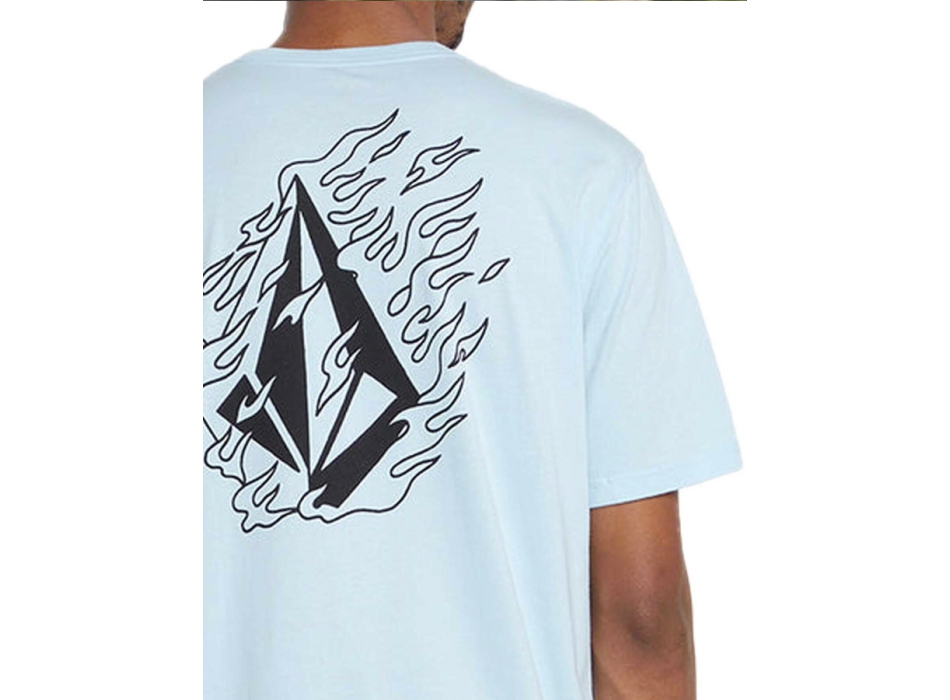 VOLCOM FIREFIGHT SHORT SLEEVE TEE MISTY BLUE