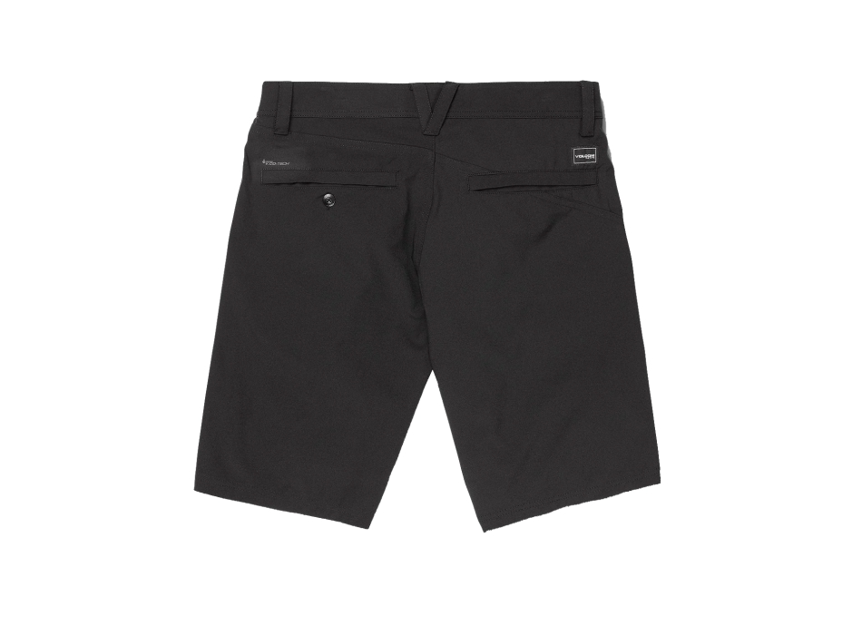 VOLCOM FRICKIN CROSS SHRED 20" SHORT HYBRID BLACK