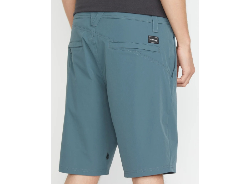 VOLCOM FRICKIN CROSS SHRED 20" SHORT HYBRID DARK SLATE