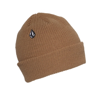 VOLCOM FULL STONE BEANIE DARK BROWN