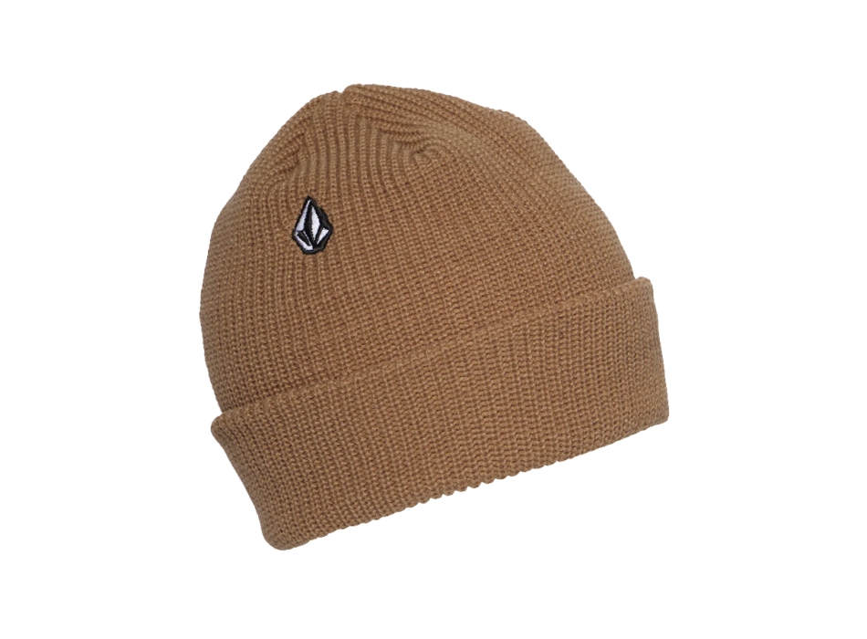 VOLCOM FULL STONE BEANIE DARK BROWN