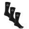 VOLCOM FULL STONE SOCKS BLACK 3 PACK 