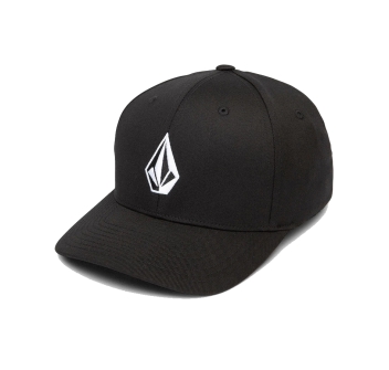 VOLCOM FULL STONE FLEXFIT HAT BLACK