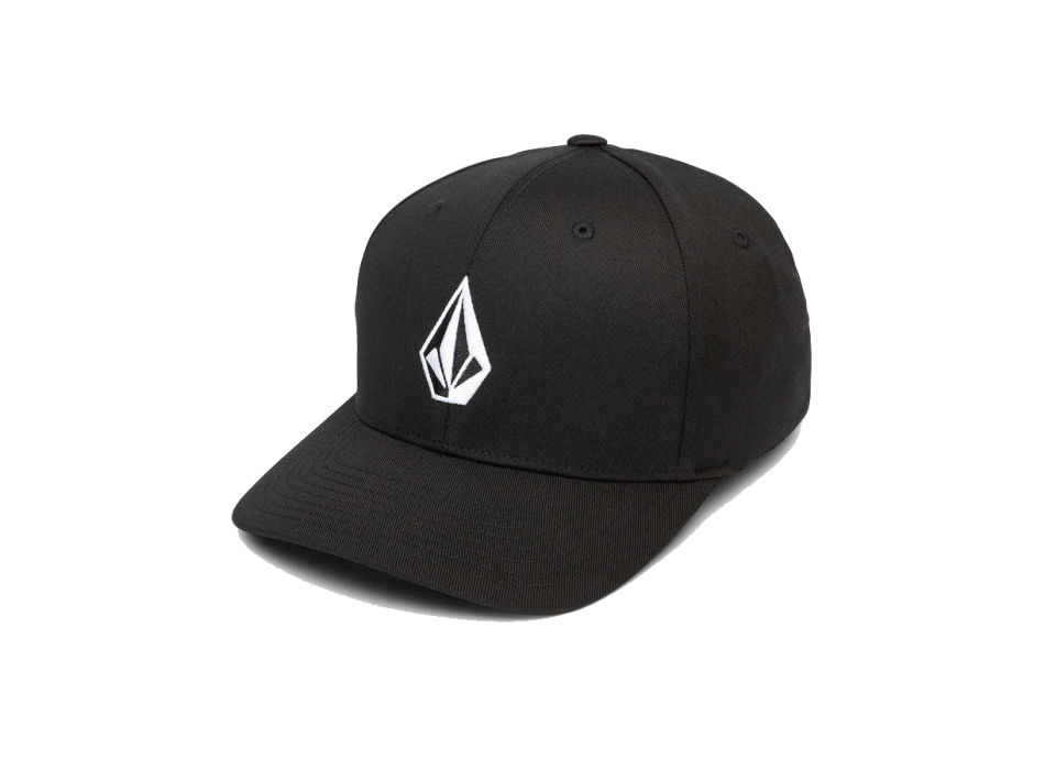 VOLCOM FULL STONE FLEXFIT HAT BLACK