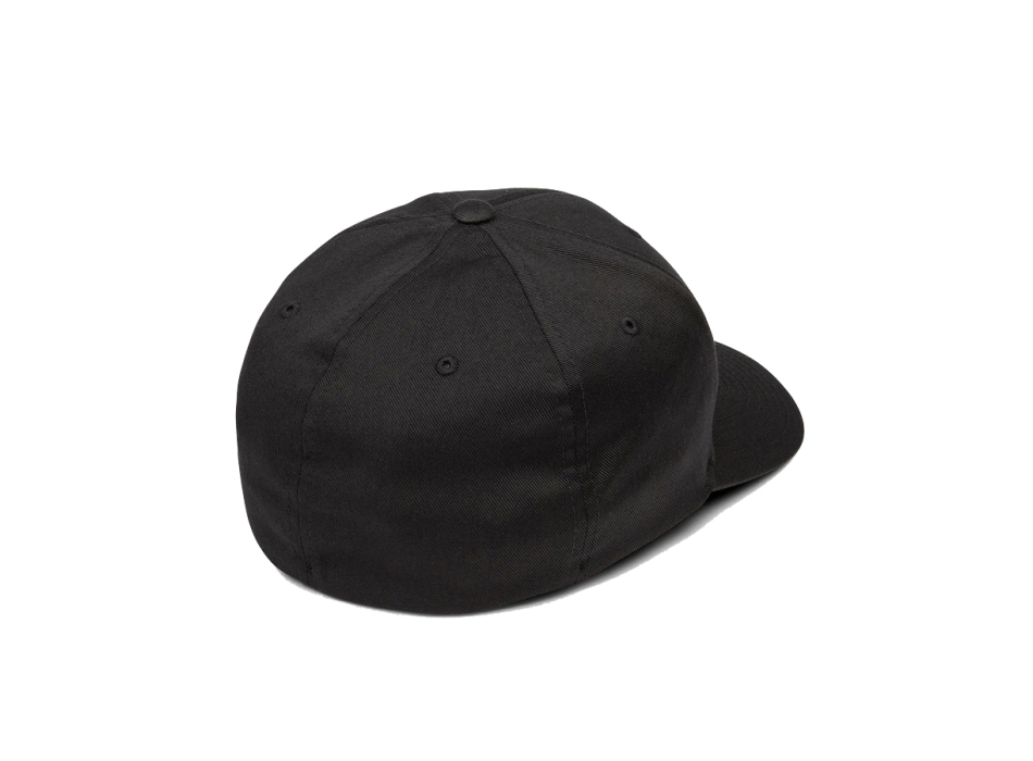 VOLCOM FULL STONE FLEXFIT HAT BLACK