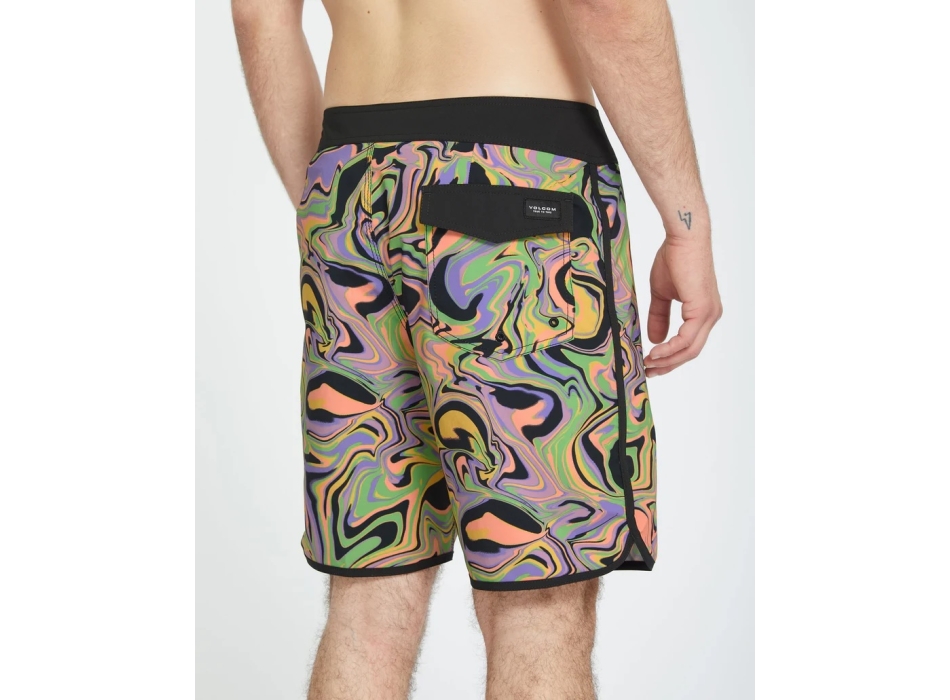 VOLCOM INFUSE SCALLOP 19" BOARDSHORT STEEL PURPLE