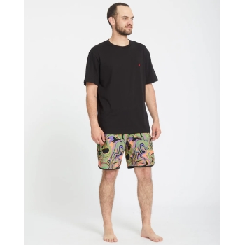 VOLCOM INFUSE SCALLOP 19" BOARDSHORT STEEL PURPLE