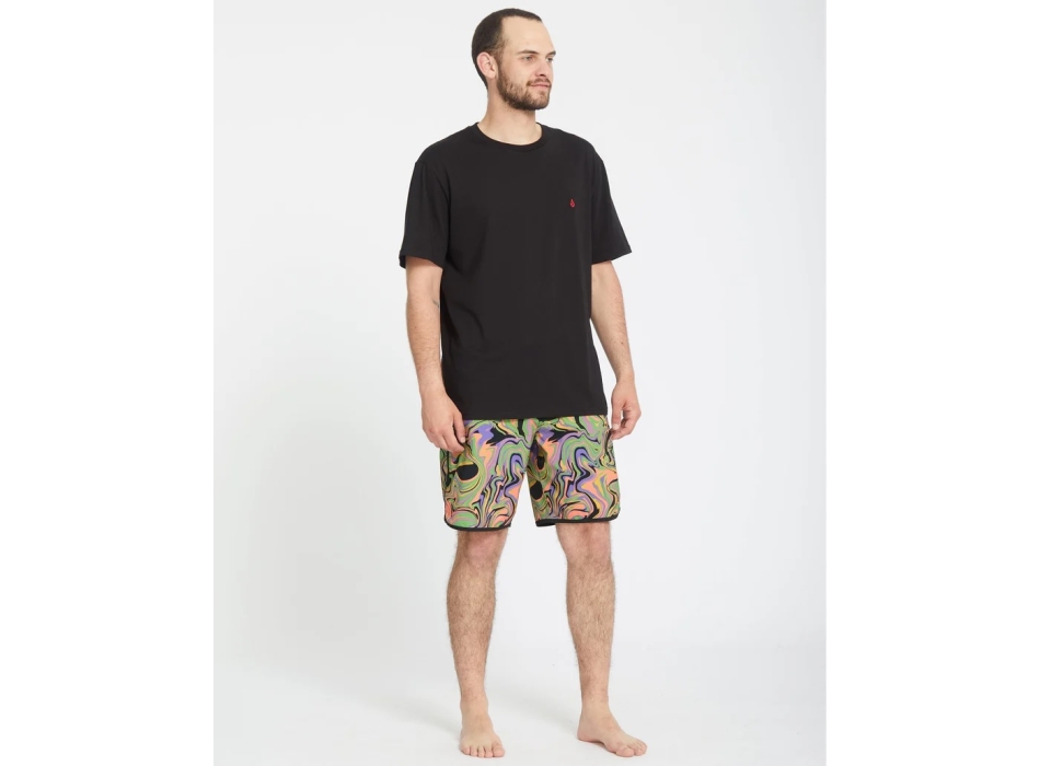 VOLCOM INFUSE SCALLOP 19" BOARDSHORT STEEL PURPLE