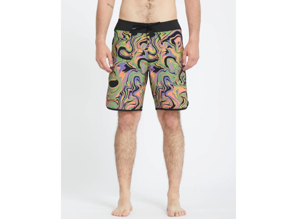 VOLCOM INFUSE SCALLOP 19" BOARDSHORT STEEL PURPLE