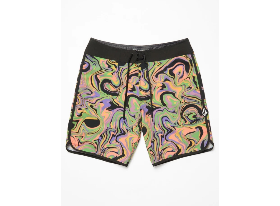 VOLCOM INFUSE SCALLOP 19" BOARDSHORT STEEL PURPLE