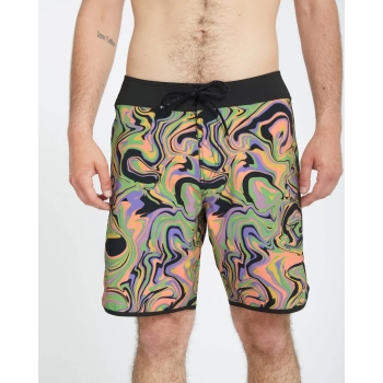 VOLCOM INFUSE SCALLOP 19" BOARDSHORT STEEL PURPLE