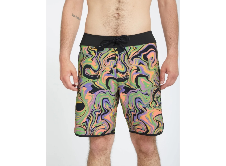 VOLCOM INFUSE SCALLOP 19" BOARDSHORT STEEL PURPLE